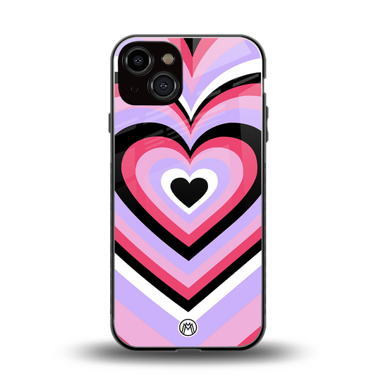y2k pink hearts bubblegum edition back phone cover | glass case for iphone 13