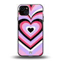 y2k pink hearts bubblegum edition back phone cover | glass case for iphone 15 plus