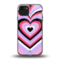 y2k pink hearts bubblegum edition back phone cover | glass case for iphone 15