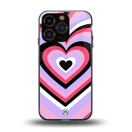 y2k pink hearts bubblegum edition back phone cover | glass case for iphone 16 pro