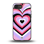 y2k pink hearts bubblegum edition back phone cover | glass case for iphone 16e