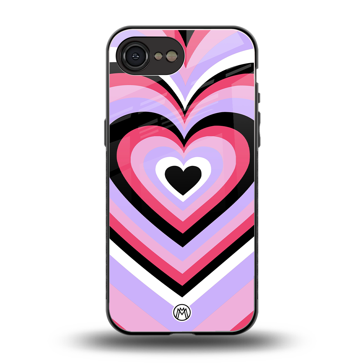 y2k pink hearts bubblegum edition back phone cover | glass case for iphone 16e