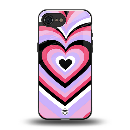 y2k pink hearts bubblegum edition back phone cover | glass case for iphone 16e