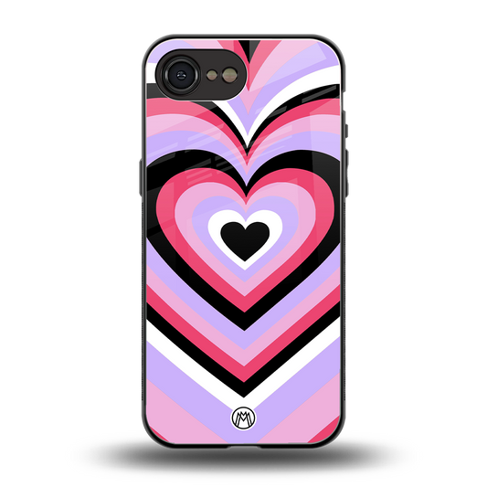 y2k pink hearts bubblegum edition back phone cover | glass case for iphone 16e