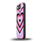 y2k pink hearts bubblegum edition back phone cover | glass case for iphone 16e