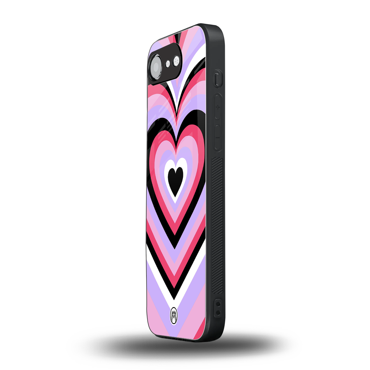 y2k pink hearts bubblegum edition back phone cover | glass case for iphone 16e