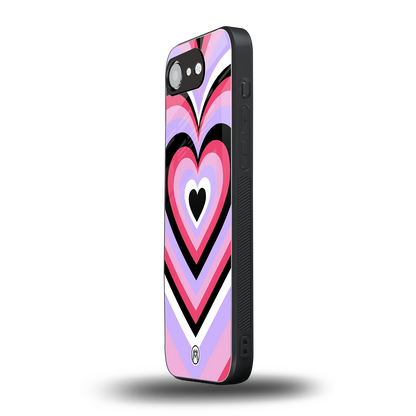 y2k pink hearts bubblegum edition back phone cover | glass case for iphone 16e