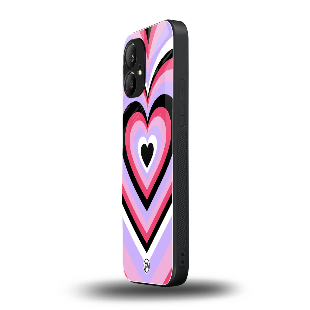 y2k pink hearts bubblegum edition back phone cover | glass case for nothing phone 1