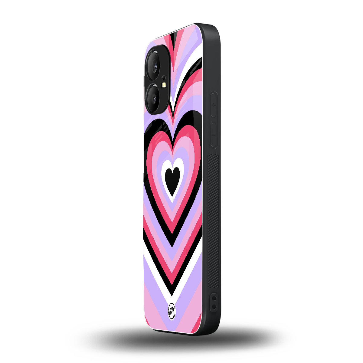 y2k pink hearts bubblegum edition back phone cover | glass case for nothing phone 1
