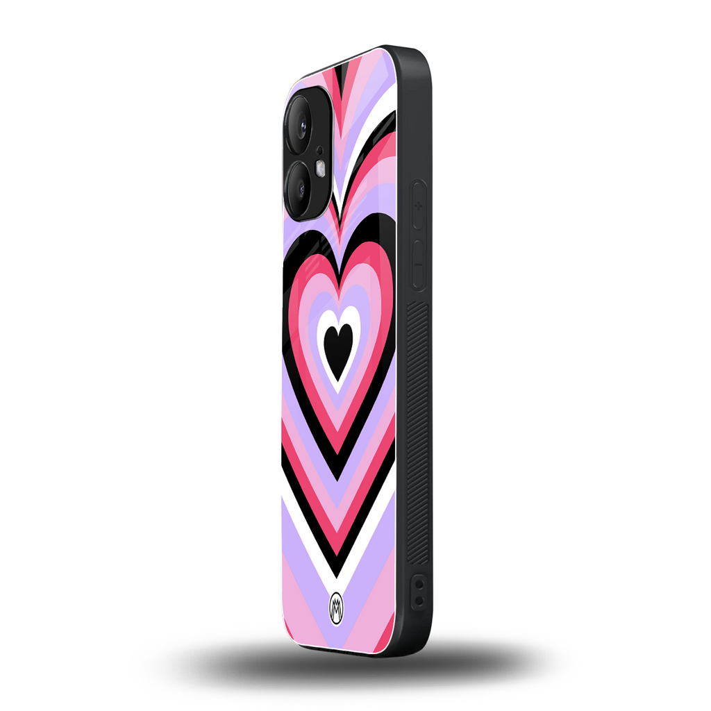 y2k pink hearts bubblegum edition back phone cover | glass case for nothing phone 2