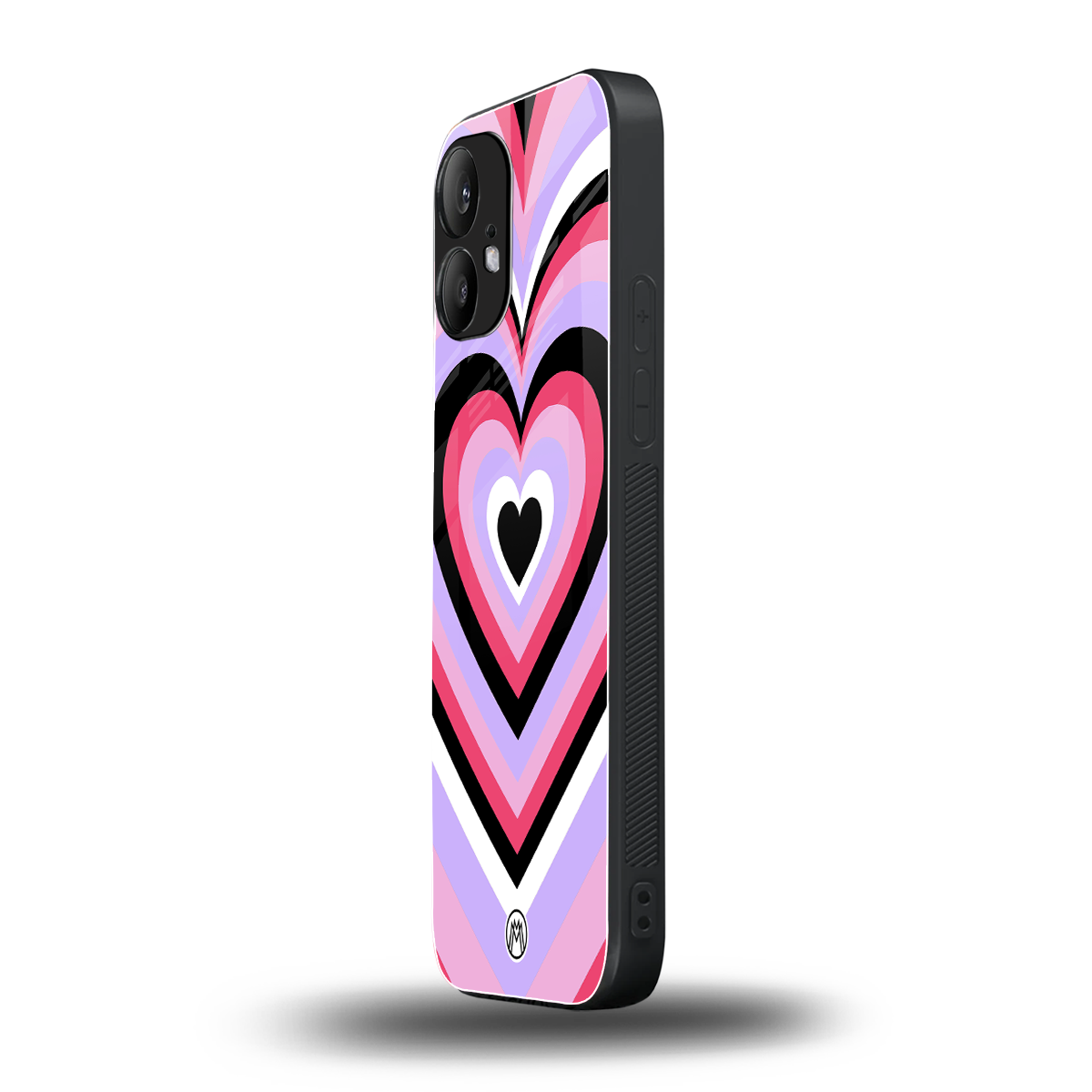 y2k pink hearts bubblegum edition back phone cover | glass case for nothing phone 2