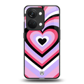 y2k pink hearts bubblegum edition back phone cover | glass case for oneplus nord 3