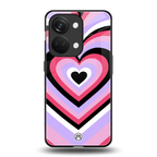 y2k pink hearts bubblegum edition back phone cover | glass case for oneplus nord 3