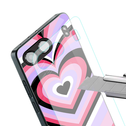 y2k pink hearts bubblegum edition back phone cover | glass case for oneplus nord 4