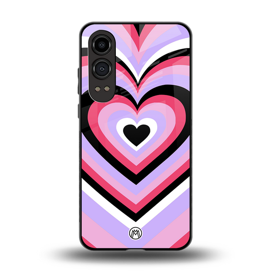 y2k pink hearts bubblegum edition back phone cover | glass case for oneplus nord ce 4 lite