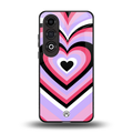 y2k pink hearts bubblegum edition back phone cover | glass case for oneplus nord ce 4