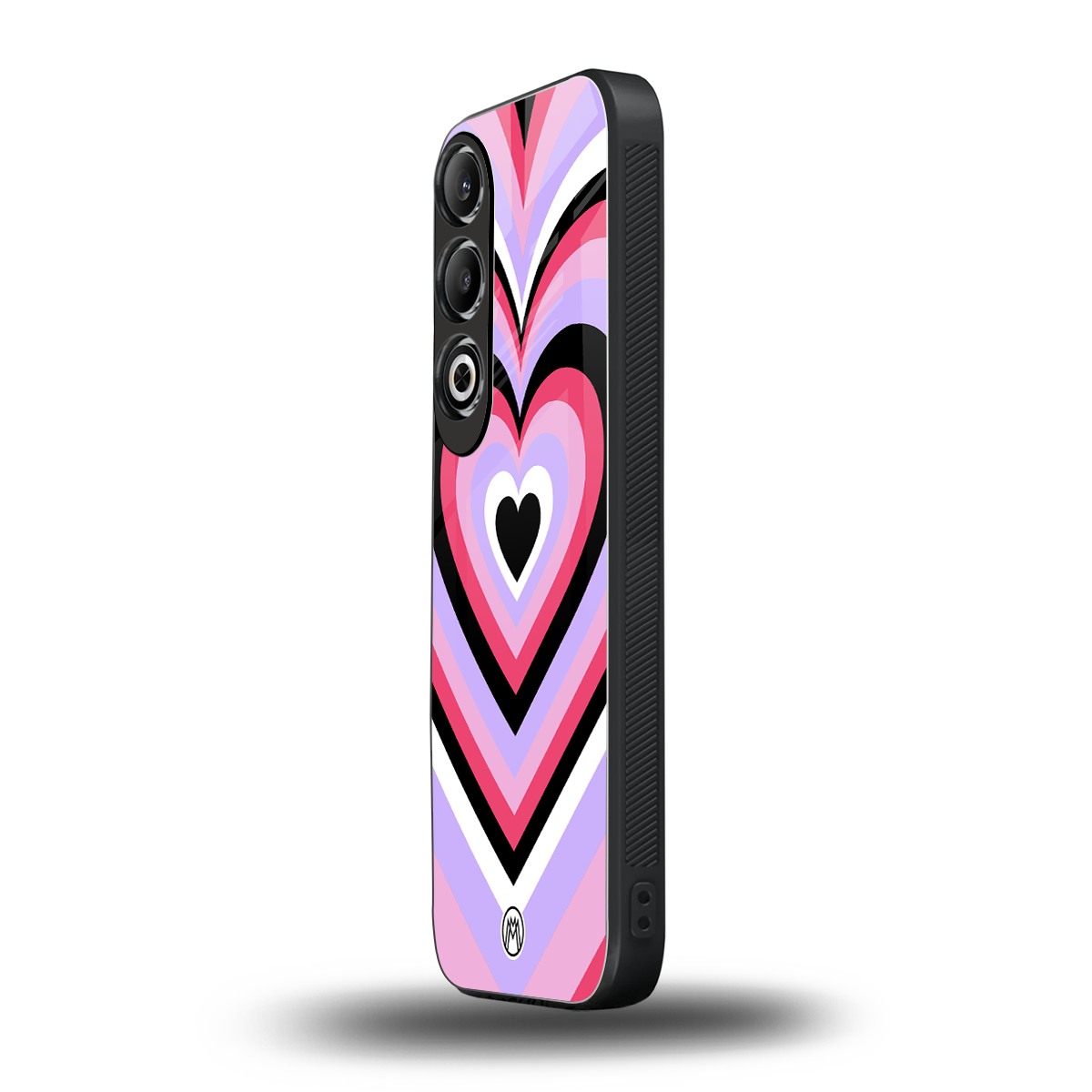 y2k pink hearts bubblegum edition back phone cover | glass case for oneplus nord ce 4