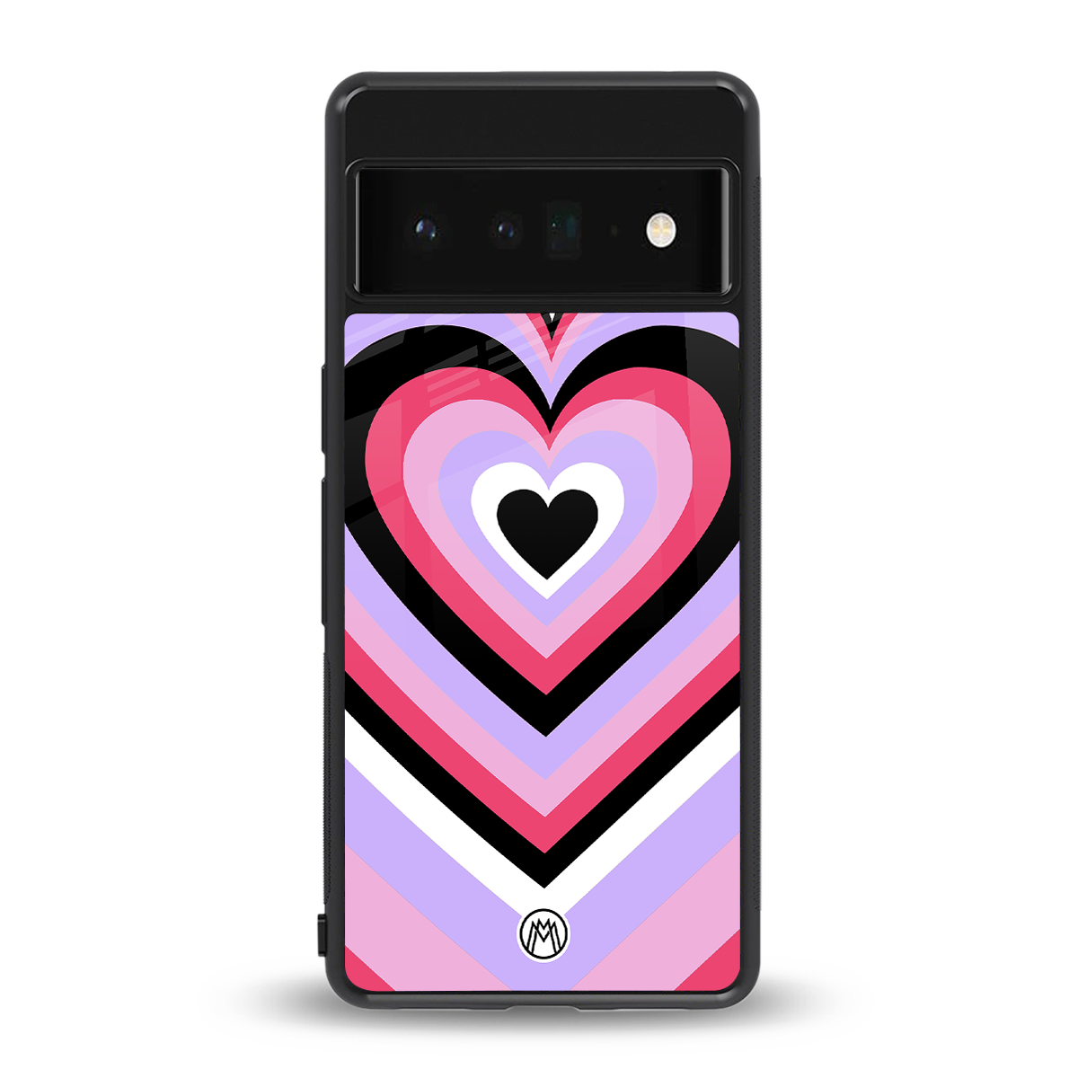 y2k pink hearts bubblegum edition back phone cover | glass case for google pixel 6 pro