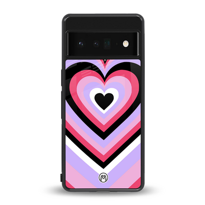 y2k pink hearts bubblegum edition back phone cover | glass case for google pixel 6 pro