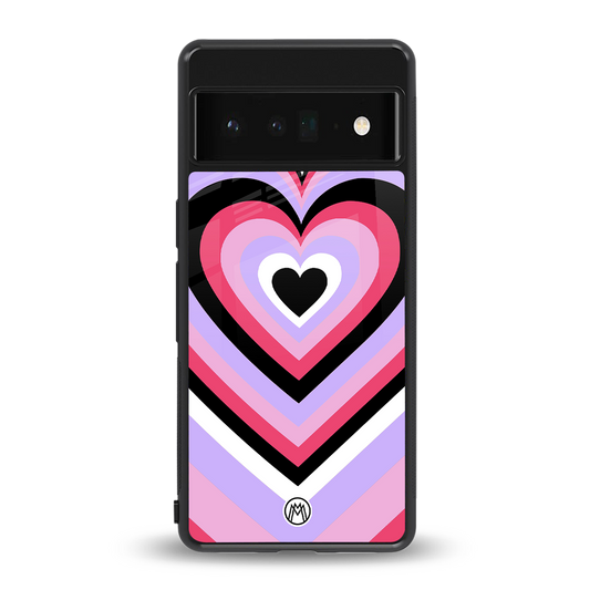y2k pink hearts bubblegum edition back phone cover | glass case for google pixel 6 pro