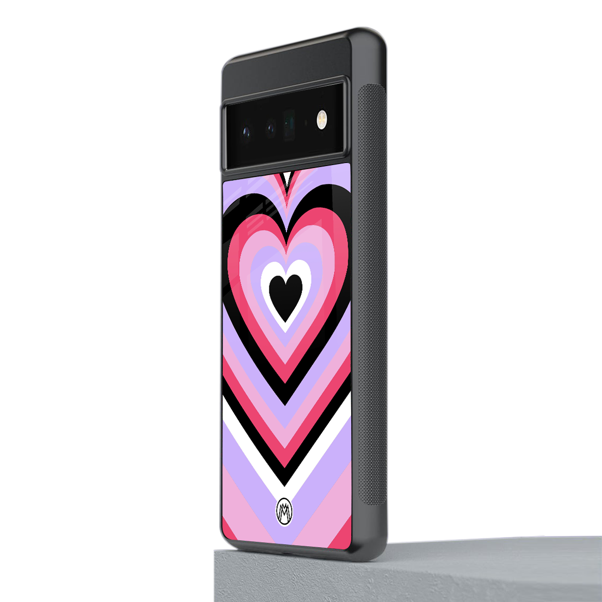 y2k pink hearts bubblegum edition back phone cover | glass case for google pixel 6 pro