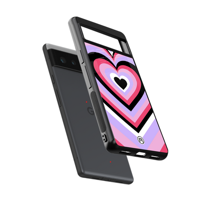 y2k pink hearts bubblegum edition back phone cover | glass case for Google Pixel 6A