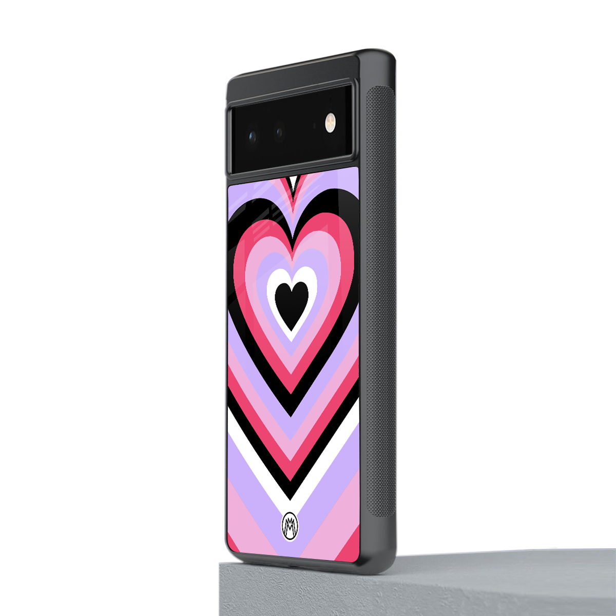 y2k pink hearts bubblegum edition back phone cover | glass case for Google Pixel 6A