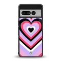 y2k pink hearts bubblegum edition back phone cover | glass case for google pixel 7 pro