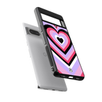 y2k pink hearts bubblegum edition back phone cover | glass case for google pixel 7 pro
