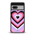 y2k pink hearts bubblegum edition back phone cover | glass case for Google Pixel 7