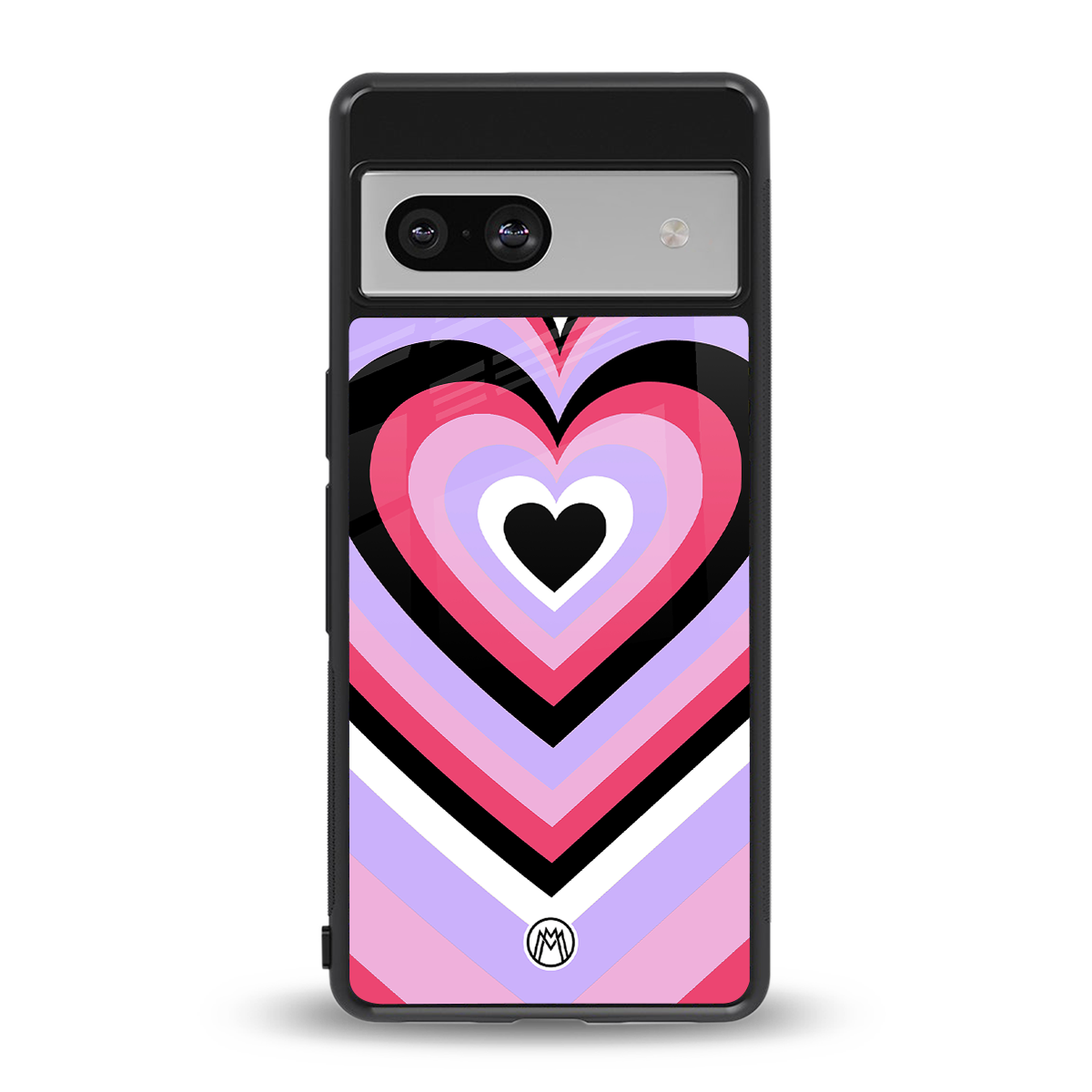 y2k pink hearts bubblegum edition back phone cover | glass case for Google Pixel 7