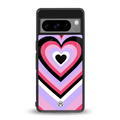 y2k pink hearts bubblegum edition back phone cover | glass case for google pixel 8 pro