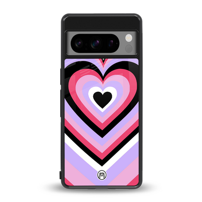 y2k pink hearts bubblegum edition back phone cover | glass case for google pixel 8 pro