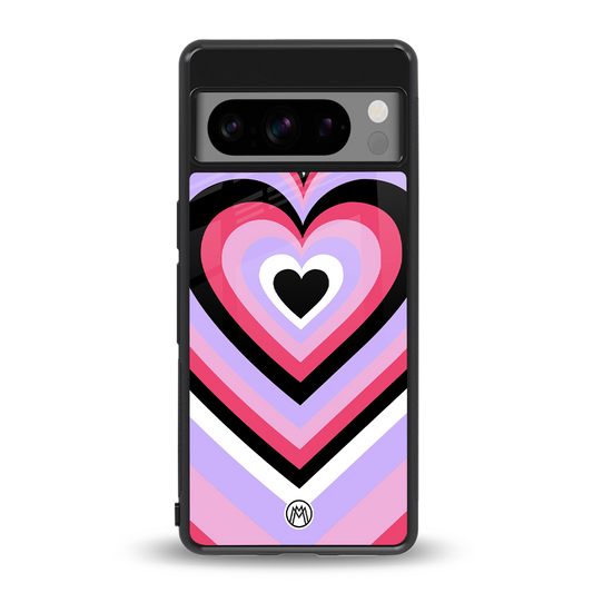 y2k pink hearts bubblegum edition back phone cover | glass case for google pixel 8 pro