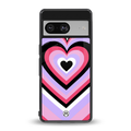 y2k pink hearts bubblegum edition back phone cover | glass case for Google Pixel 8