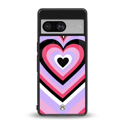 y2k pink hearts bubblegum edition back phone cover | glass case for Google Pixel 8