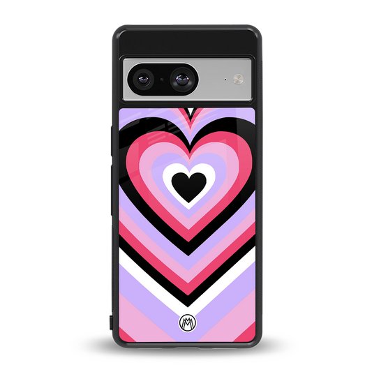 y2k pink hearts bubblegum edition back phone cover | glass case for Google Pixel 8