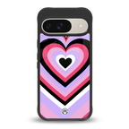 y2k pink hearts bubblegum edition back phone cover | glass case for google pixel 9