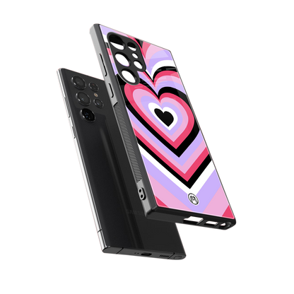 y2k pink hearts bubblegum edition back phone cover | glass case for samsung galaxy s23 ultra