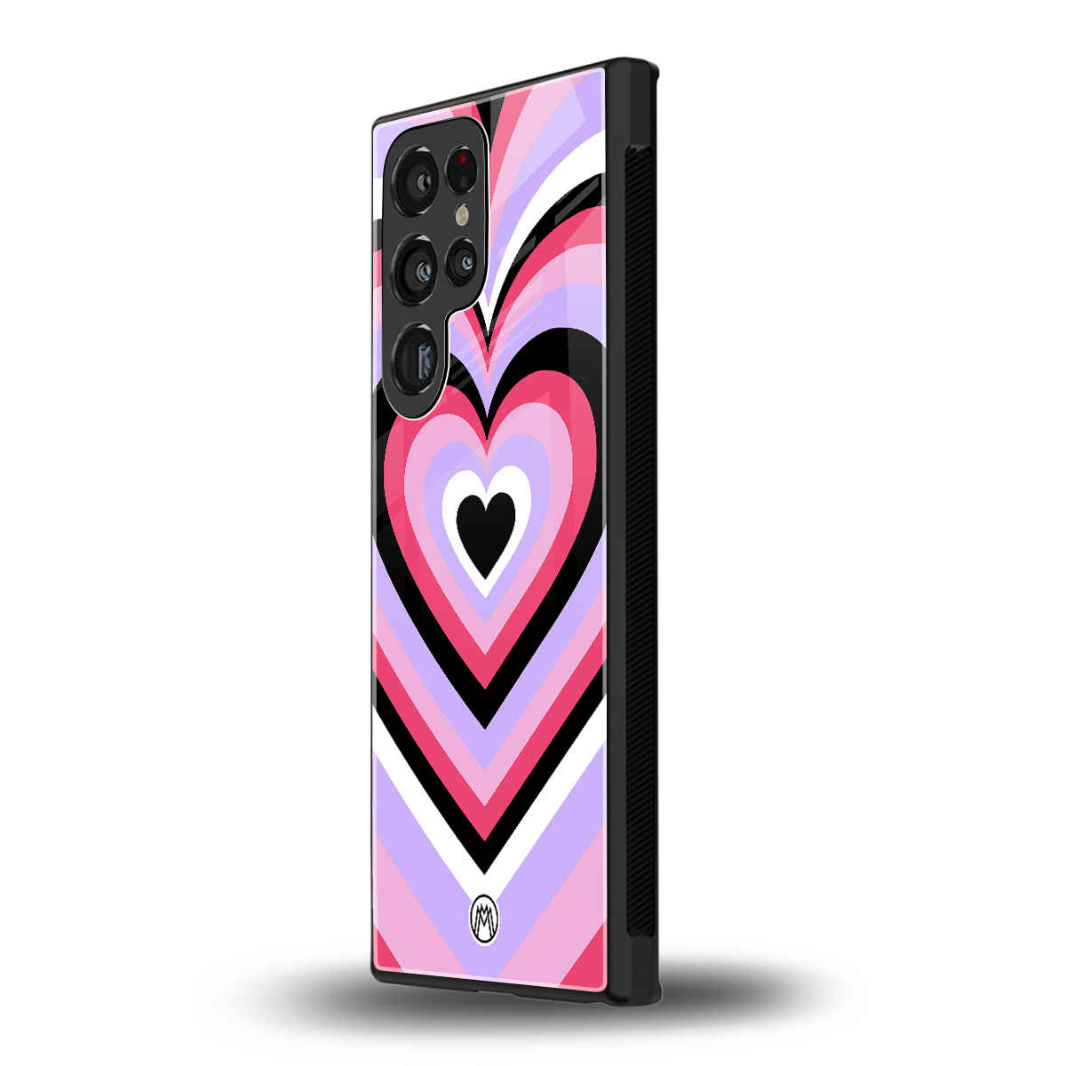 y2k pink hearts bubblegum edition back phone cover | glass case for samsung galaxy s24 ultra