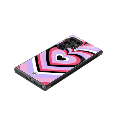 y2k pink hearts bubblegum edition back phone cover | glass case for samsung galaxy s24 ultra