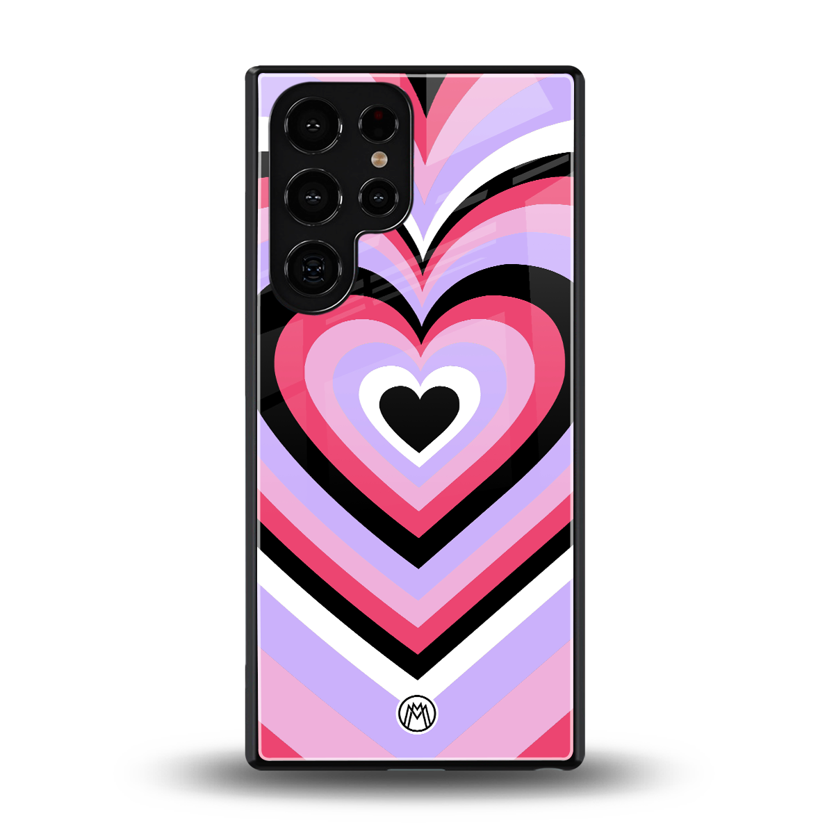 y2k pink hearts bubblegum edition back phone cover | glass case for samsung galaxy s25 ultra