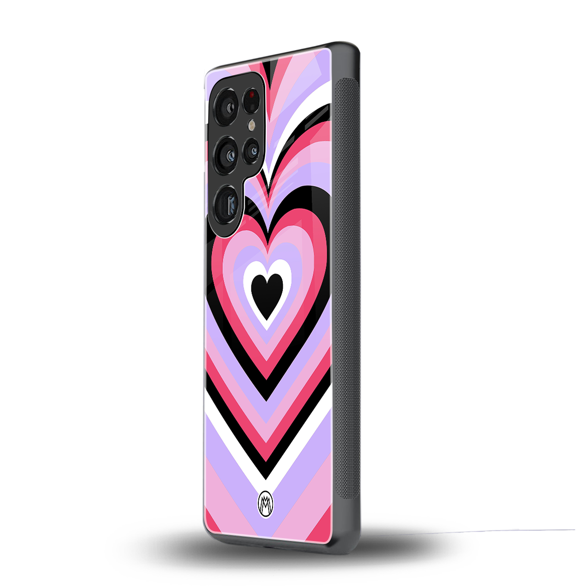 y2k pink hearts bubblegum edition back phone cover | glass case for samsung galaxy s25 ultra