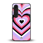 y2k pink hearts bubblegum edition back phone cover | glass case for samsung galaxy s24