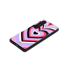y2k pink hearts bubblegum edition back phone cover | glass case for samsung galaxy s24 plus