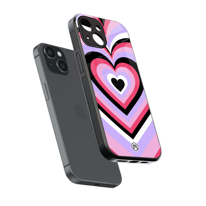 y2k pink hearts bubblegum edition back phone cover | glass case for iphone 14