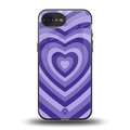y2k purple hearts aesthetic back phone cover | glass case for iphone 16e