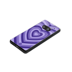 y2k purple hearts aesthetic back phone cover | glass case for nothing phone 2a
