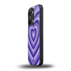 y2k purple hearts aesthetic back phone cover | glass case for oneplus nord 3