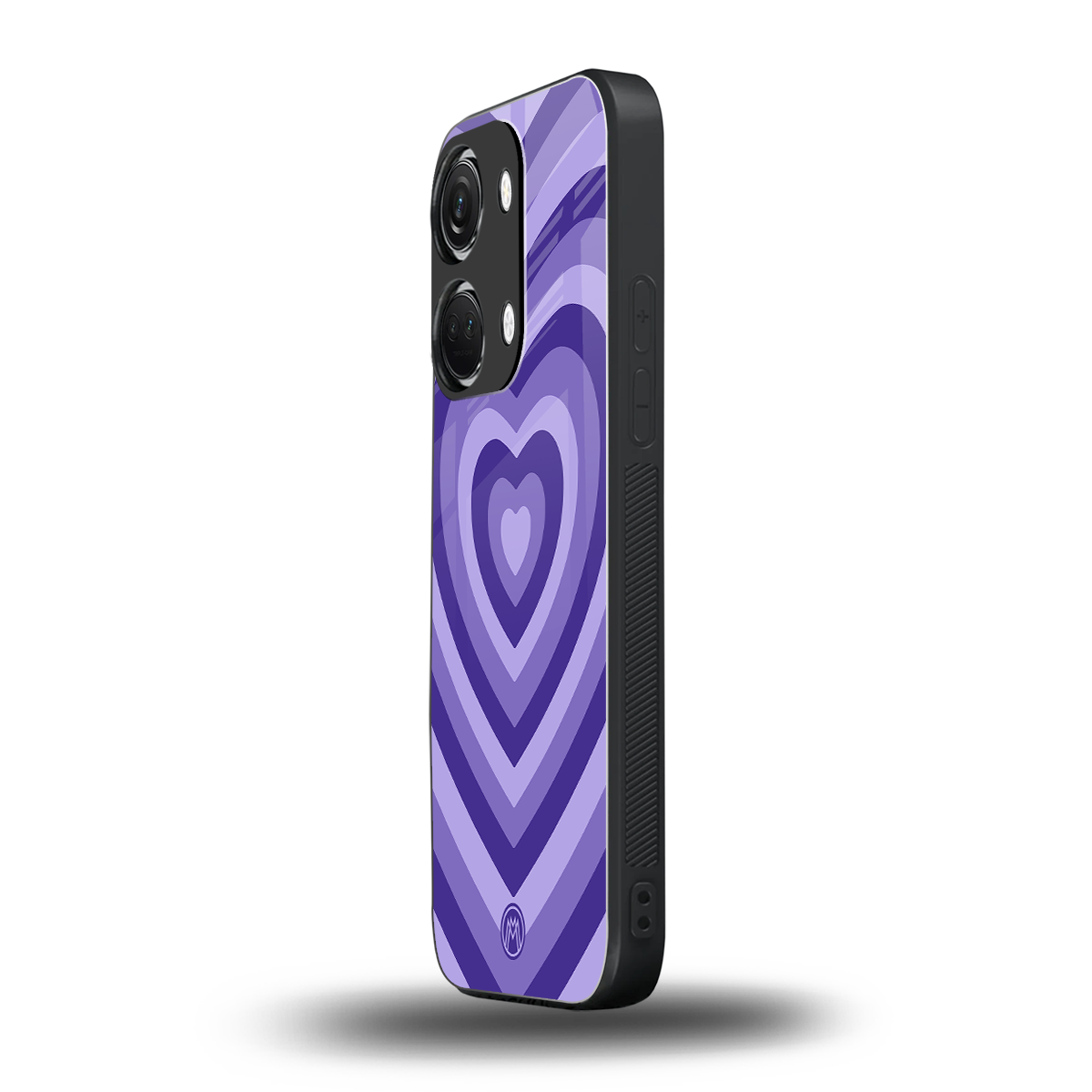 y2k purple hearts aesthetic back phone cover | glass case for oneplus nord 3